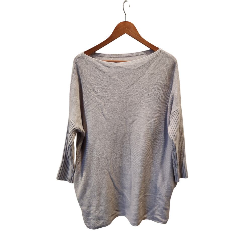 Oversized Tunic Tan Sweater